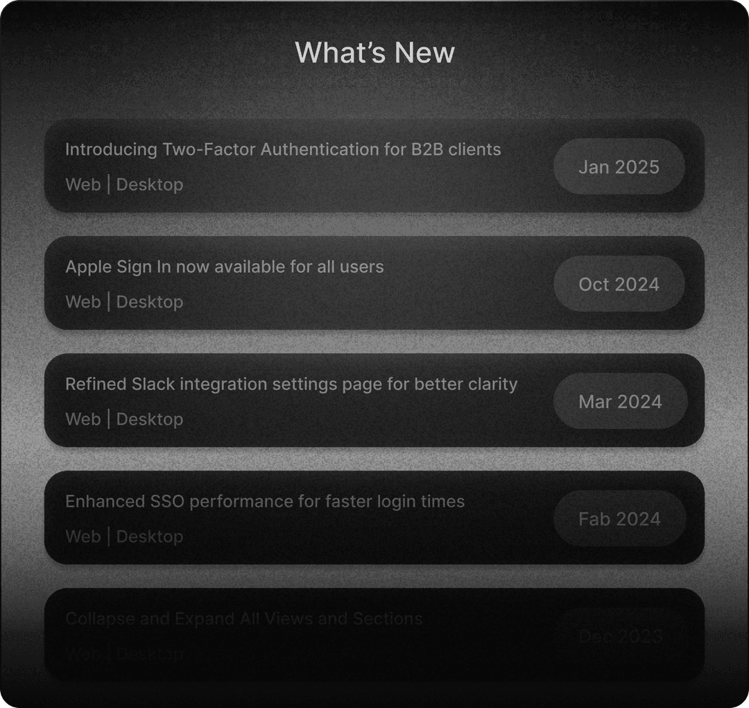 Tracking Product Release Change Logs