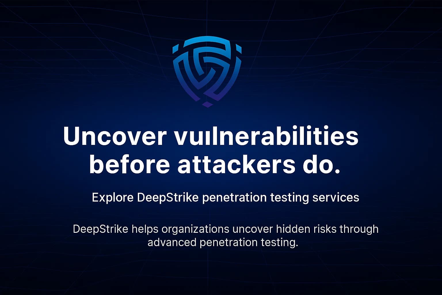 Branded CTA banner promoting DeepStrike penetration testing services.