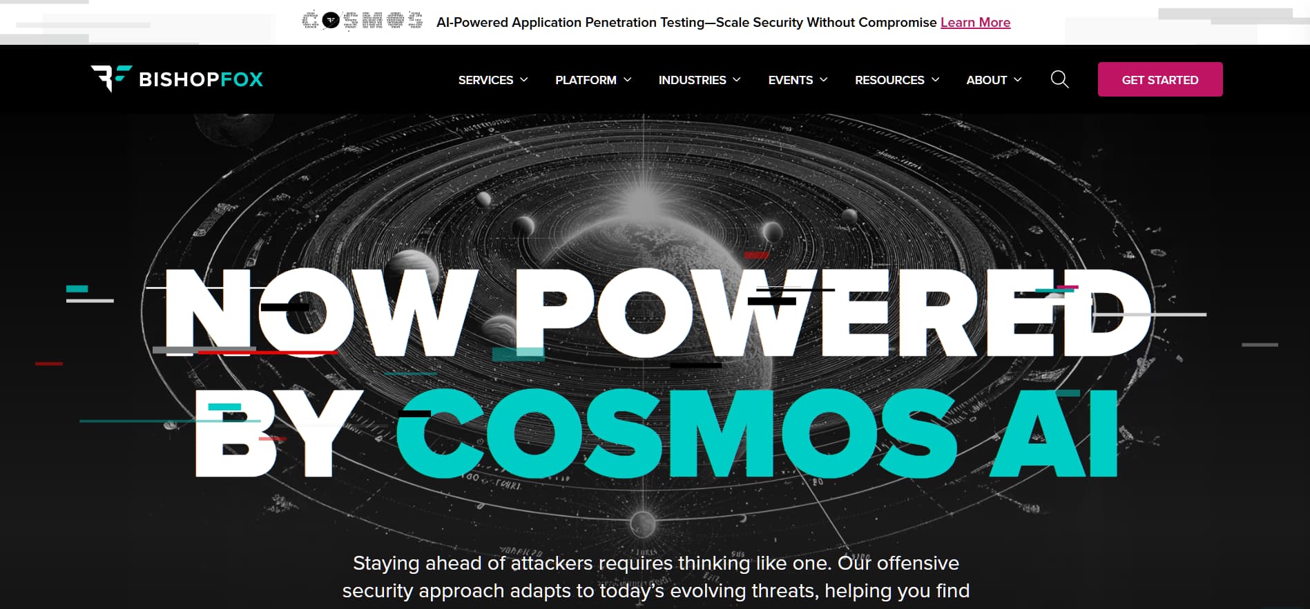 Bishop Fox offensive security platform Cosmos AI used for advanced penetration testing and red team assessments