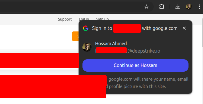 Google one tap login