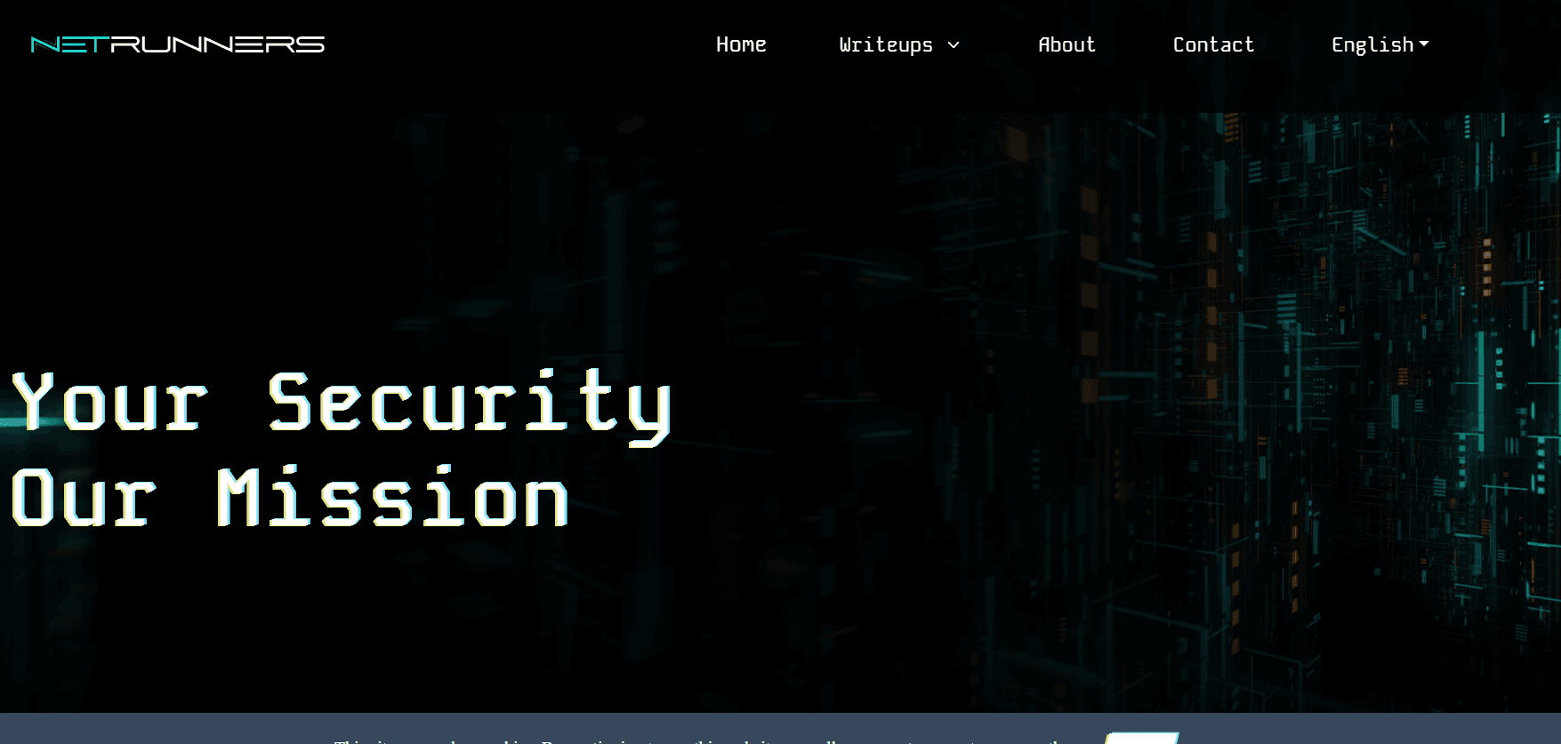 the Netrunners website homepage
