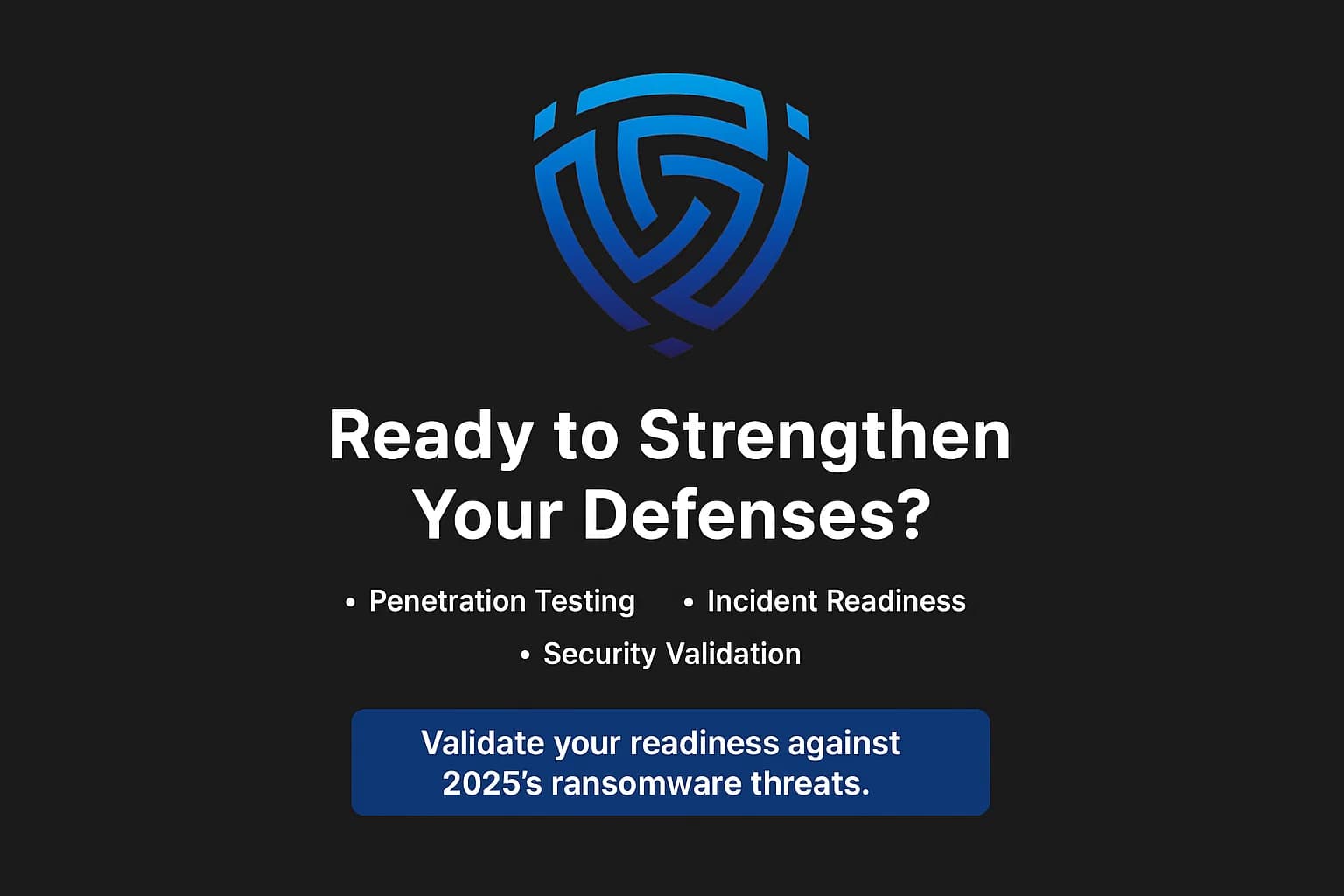 Call‑to‑action banner inviting readers to engage DeepStrike for pentesting and incident readiness.