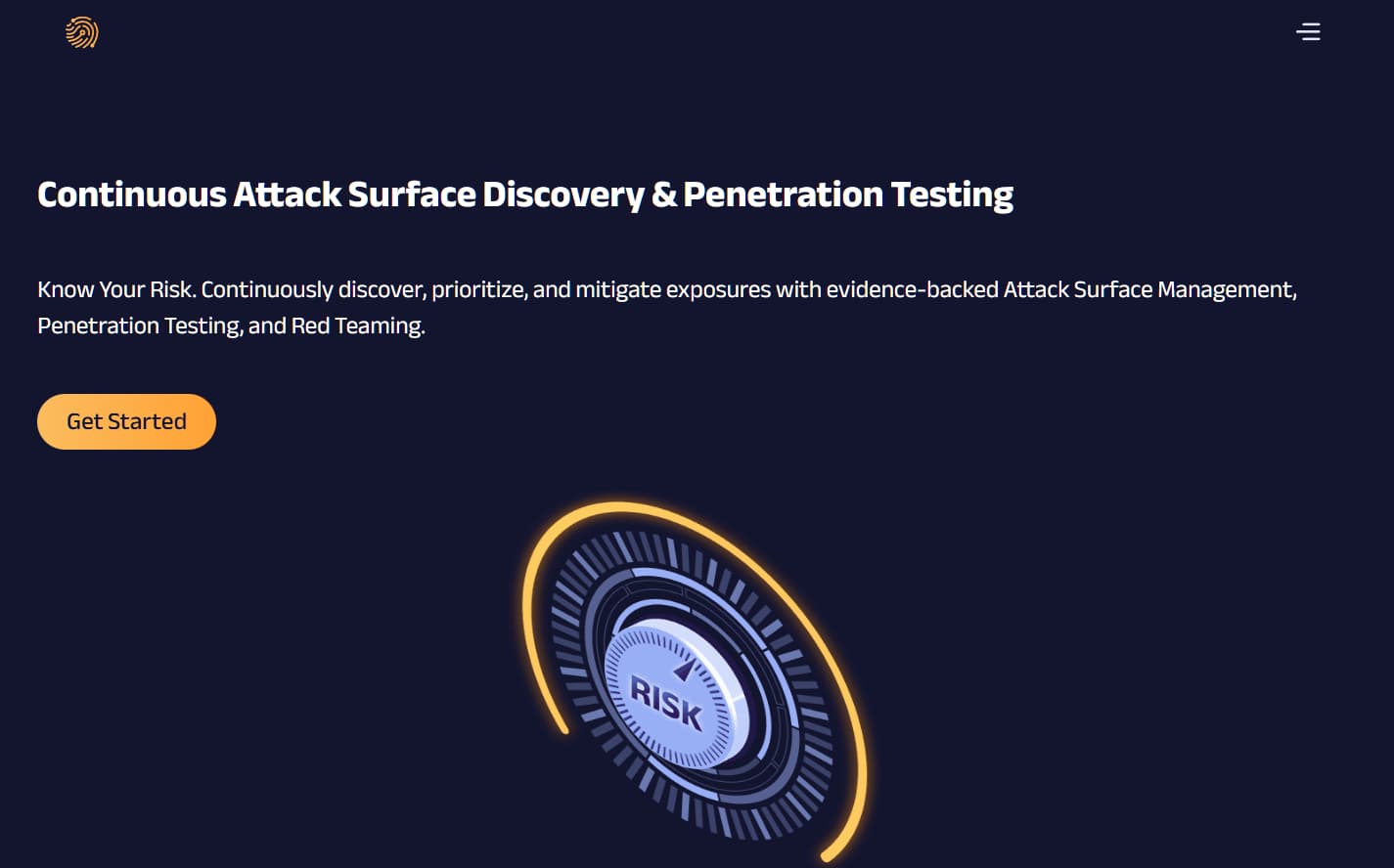 Continuous attack surface discovery and penetration testing with real-time risk visualization