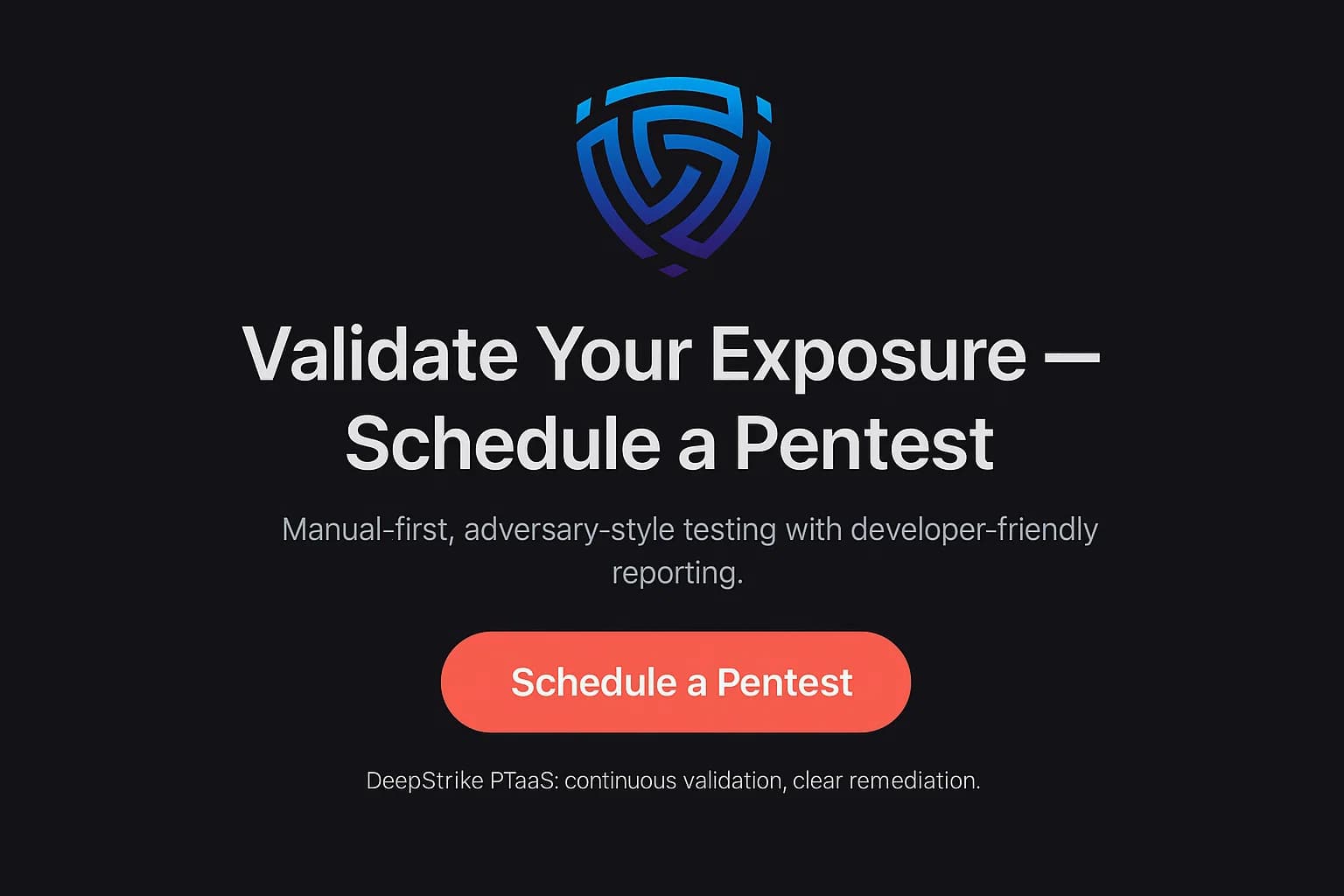 Dark CTA inviting readers to schedule a penetration test with DeepStrike