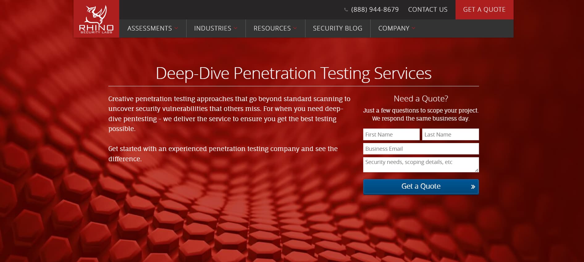Rhino Security Labs Boutique Pentesting with Custom Tools & Deep Dives