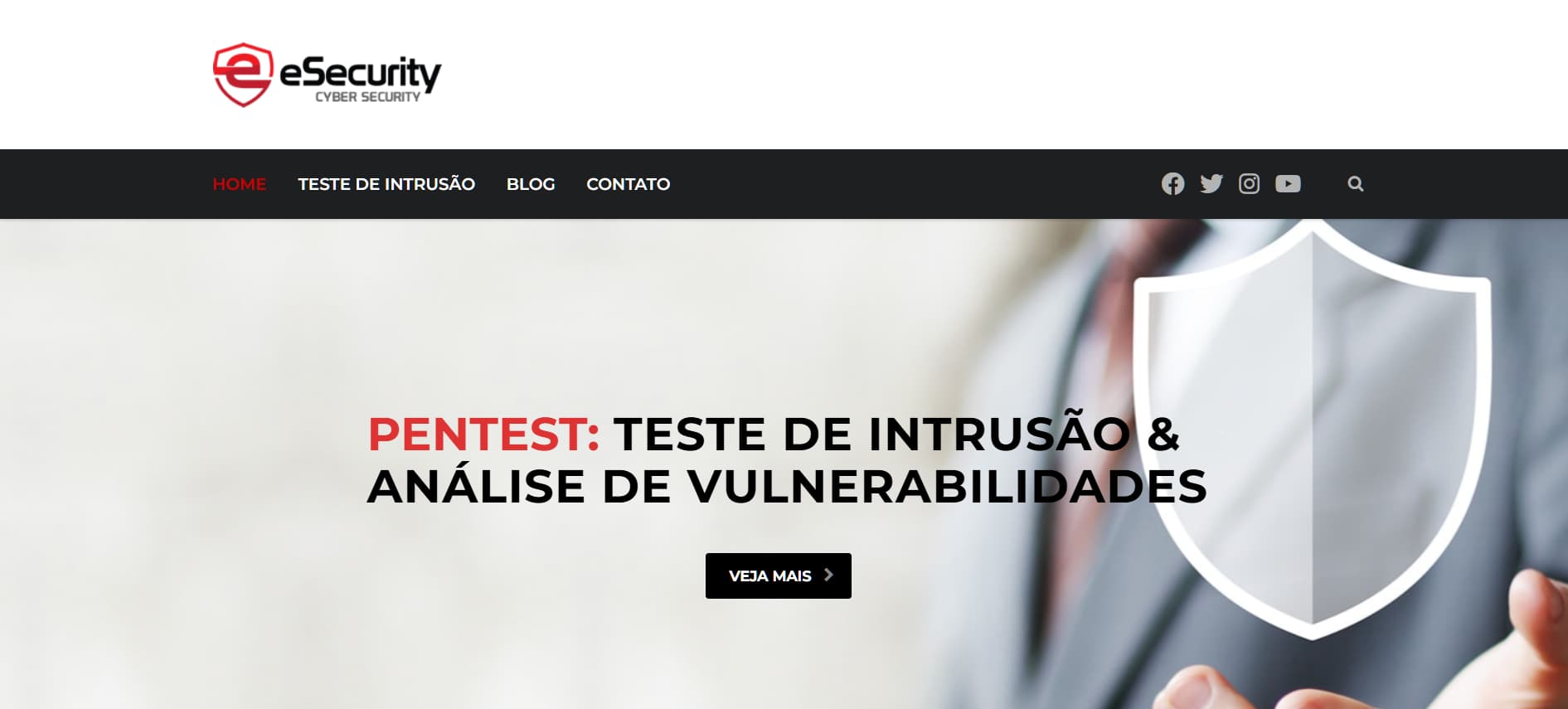 "eSecurity Cyber Security — Brazilian penetration testing company specializing in intrusion testing, vulnerability assessment, and enterprise risk mitigation."