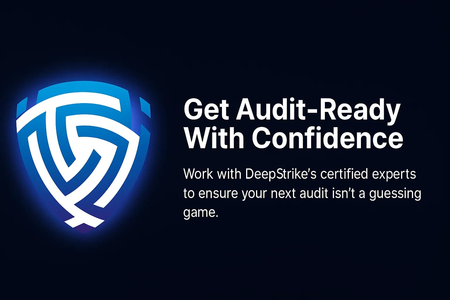 Call to action banner featuring DeepStrike logo and message offering penetration testing and compliance consulting