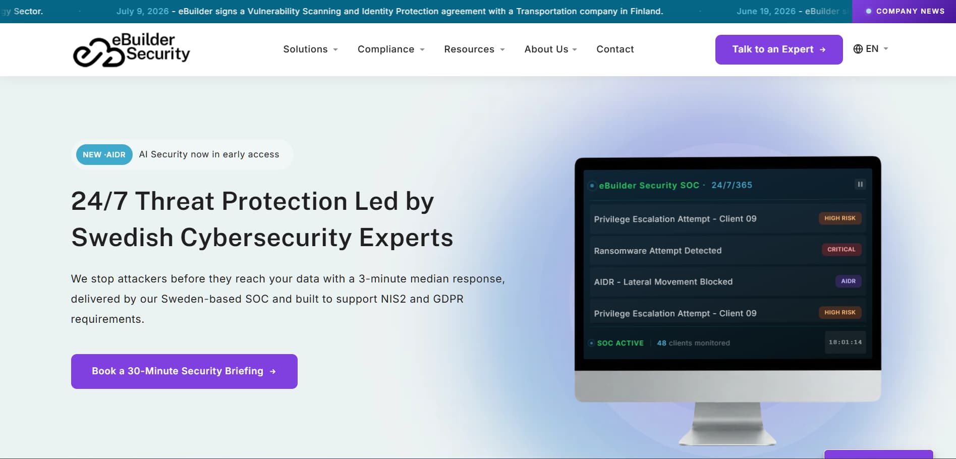 eBuilder Security