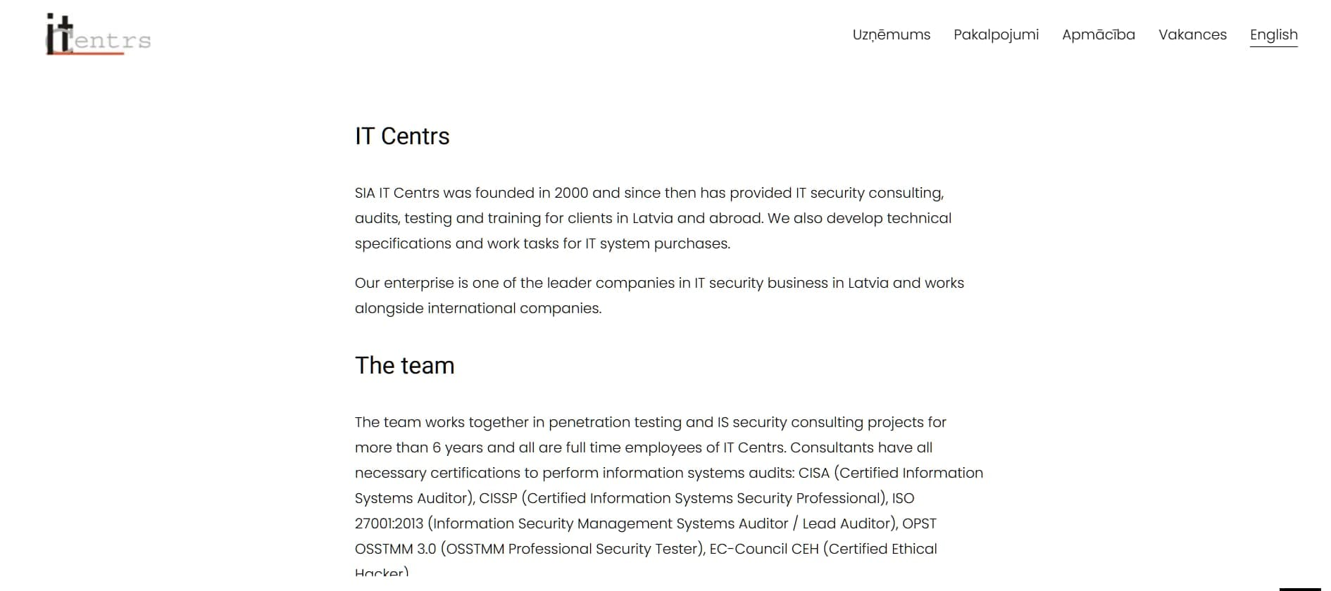 IT Centrs