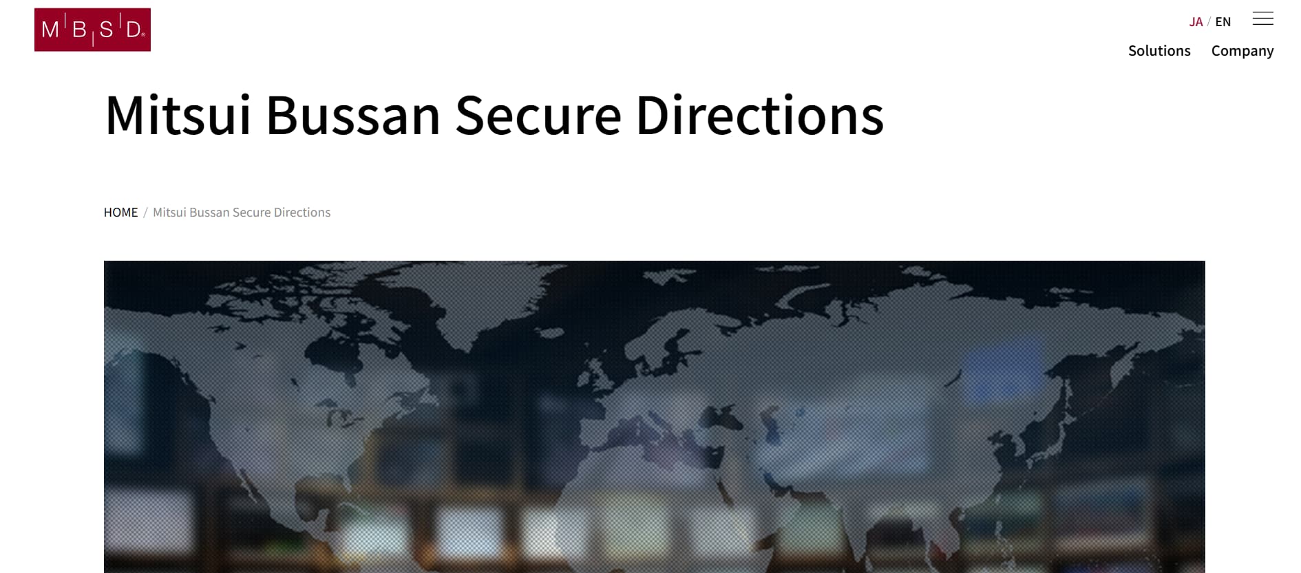 Mitsui Bussan Secure Directions