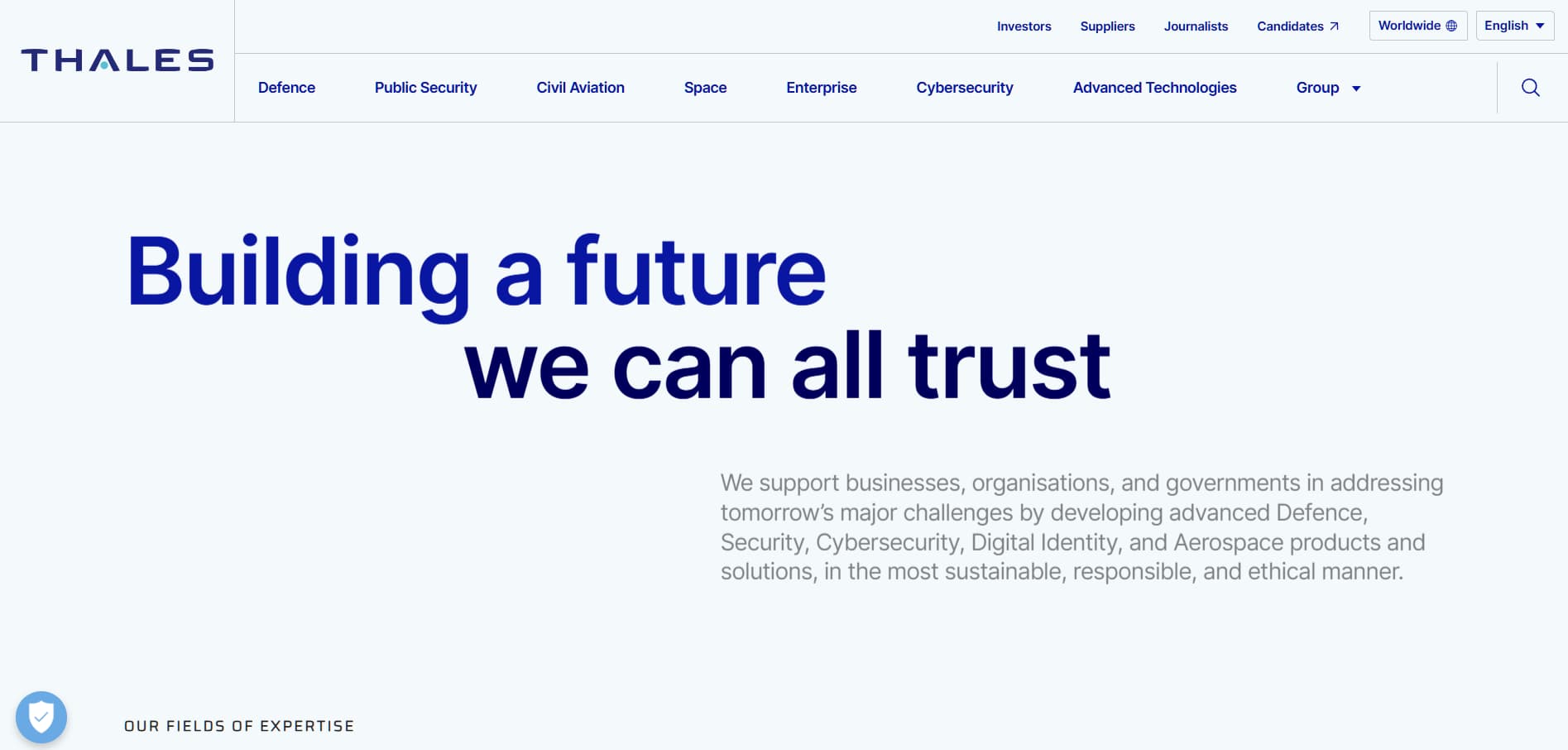 3. Thales/Tesserent — Best for Enterprise and Critical-Infrastructure Programs