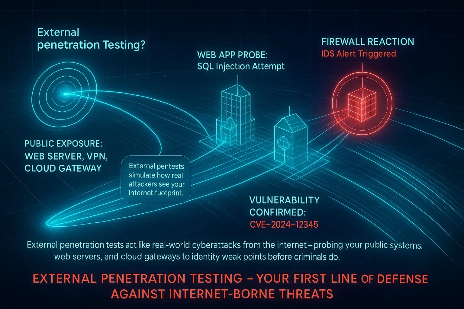 An animated data-map and scanning sequence, blending holographic UI motion graphics with particle-based network visualization — inspired by NASA mission telemetry and Ghost in the Shell digital cityscapes.