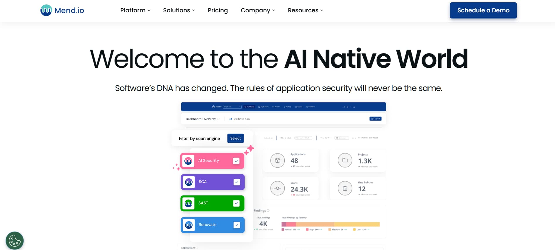 Mend.io Application Security Platform for Developer-Led Risk Reduction