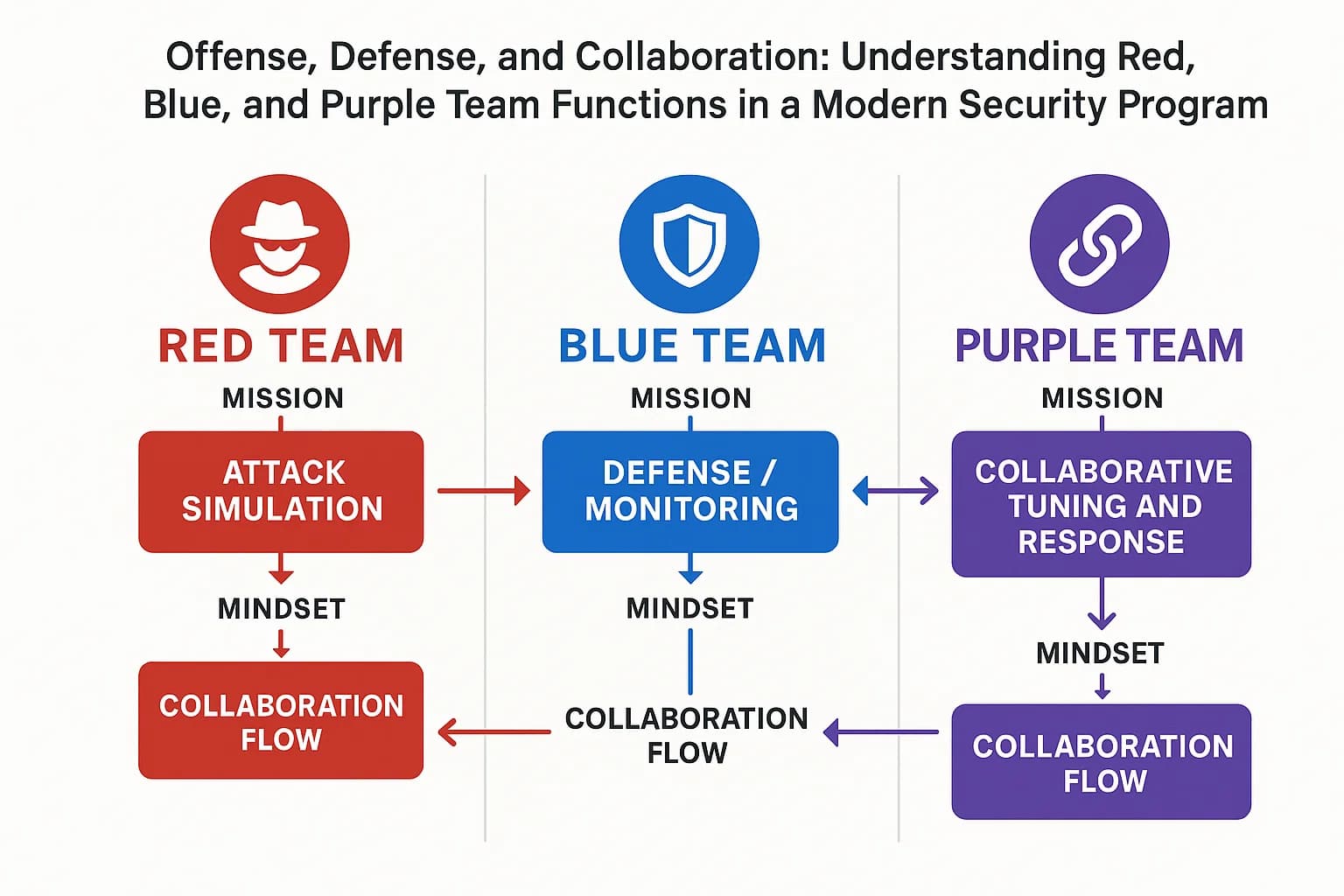 Red Team vs Blue Team: Cybersecurity Roles & Collaboration